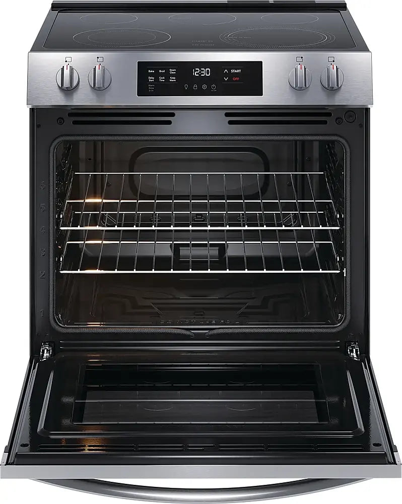 Frigidaire - 5.3 Cu. Ft. Freestanding Electric Range - Stainless Steel